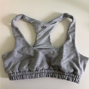 ALO Yoga Gray Sports Bra